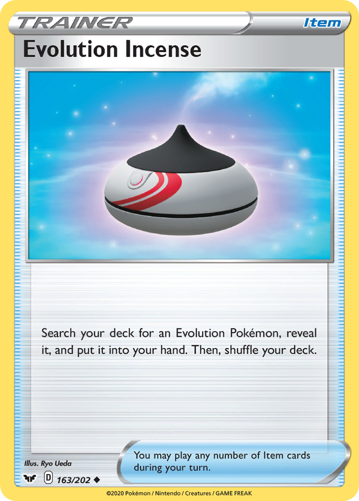 Evolution Incense (163/202) [Sword & Shield: Base Set] | Good Games Cannington