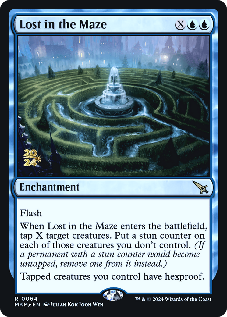 Lost in the Maze [Murders at Karlov Manor Prerelease Promos] | Good Games Cannington