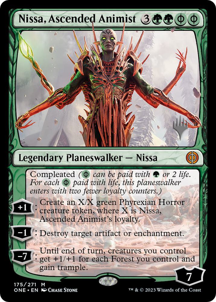 Nissa Ascended Animist 175 (Promo Pack: Phyrexia: All Will Be One)  | Good Games Cannington