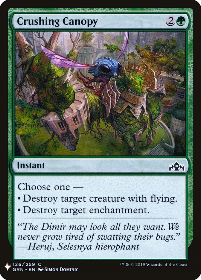 Crushing Canopy [Mystery Booster] | Good Games Cannington