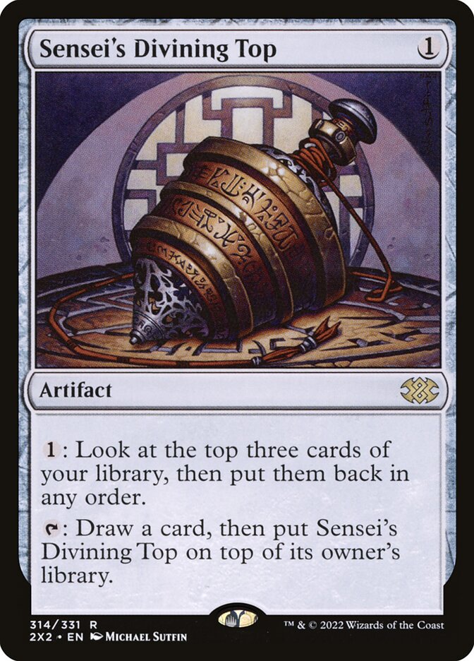 Sensei's Divining Top 314/331 (Double Masters 2022)  | Good Games Cannington