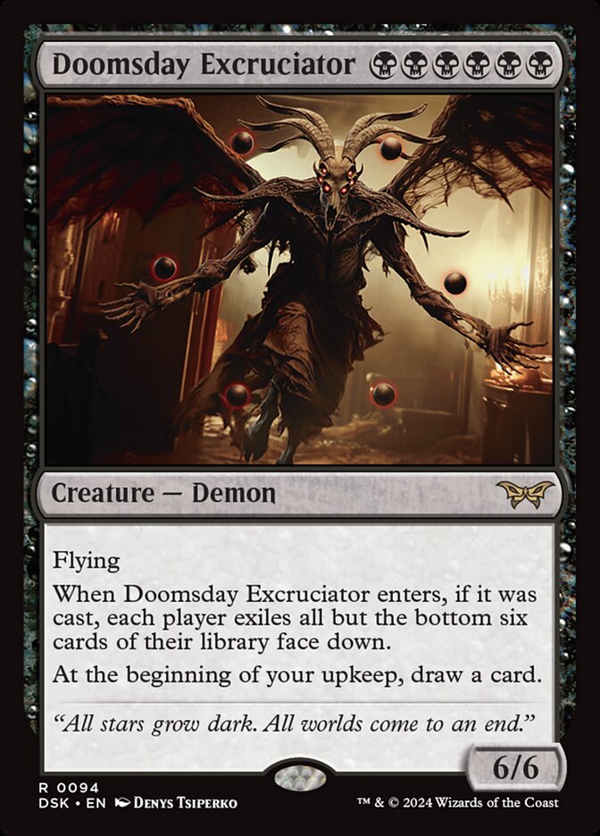 Doomsday Excruciator 94/286 (Duskmourn: House of Horror)  | Good Games Cannington