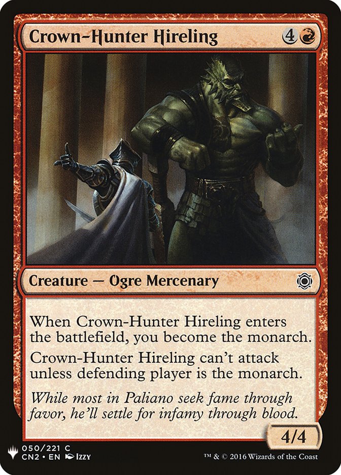 Crown-Hunter Hireling [Mystery Booster] | Good Games Cannington