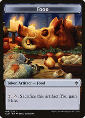 Boar // Food (18) Double-Sided Token [Throne of Eldraine Tokens] | Good Games Cannington