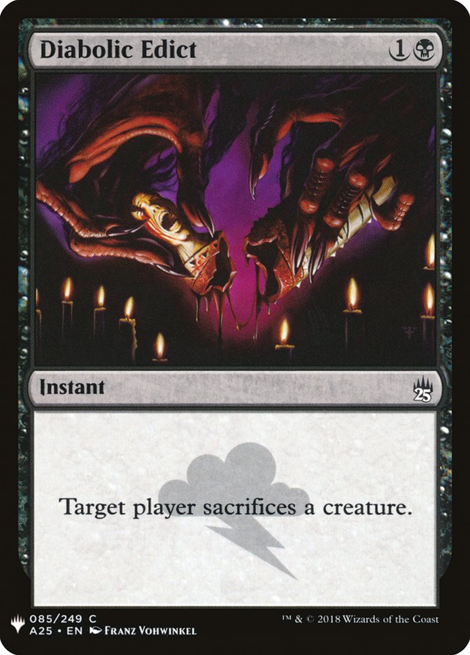 Diabolic Edict [Mystery Booster] | Good Games Cannington
