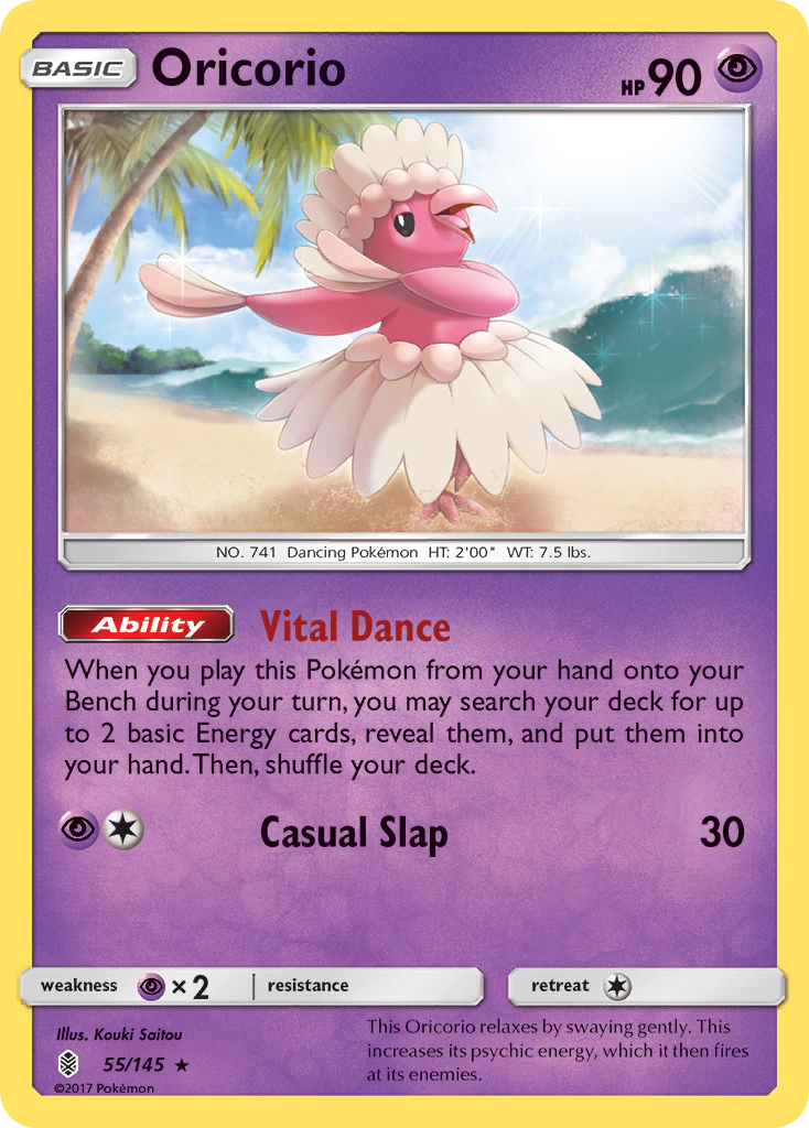 Oricorio (55/145) [Sun & Moon: Guardians Rising] | Good Games Cannington