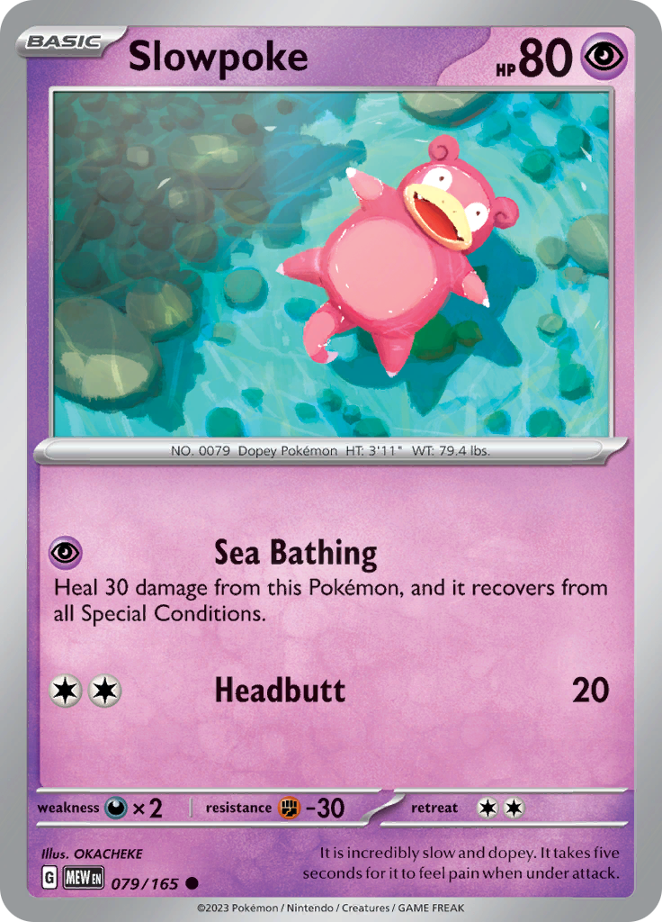 Slowpoke (079/165) [Scarlet & Violet 151] | Good Games Cannington