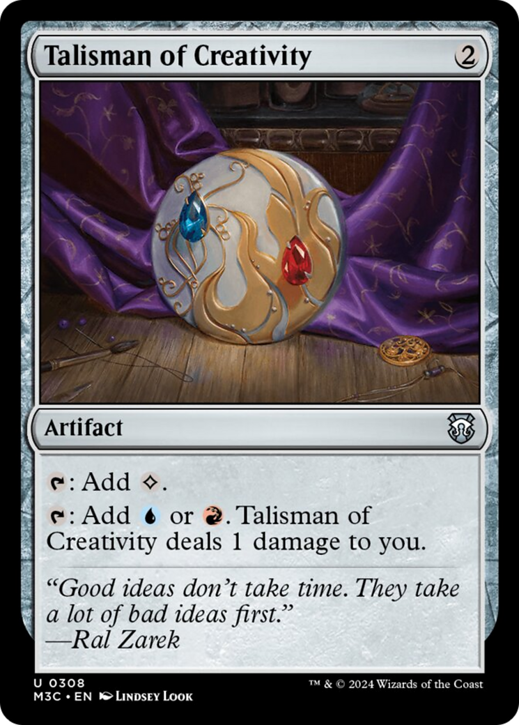 Talisman of Creativity [Modern Horizons 3 Commander] | Good Games Cannington