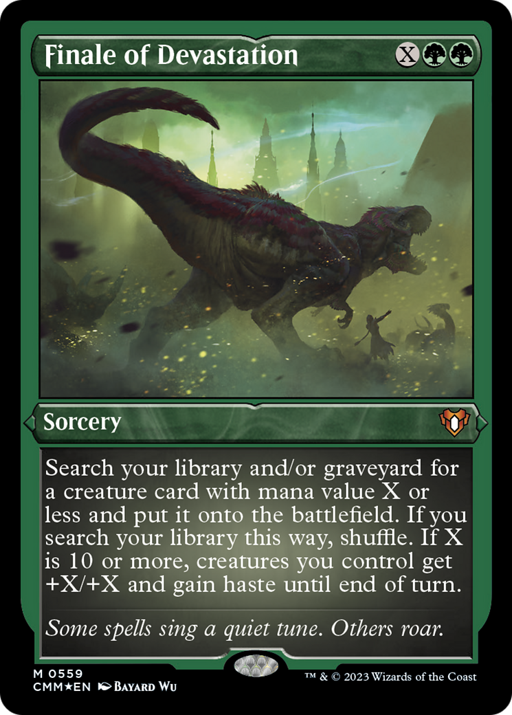 Finale of Devastation (Foil Etched) [Commander Masters] | Good Games Cannington