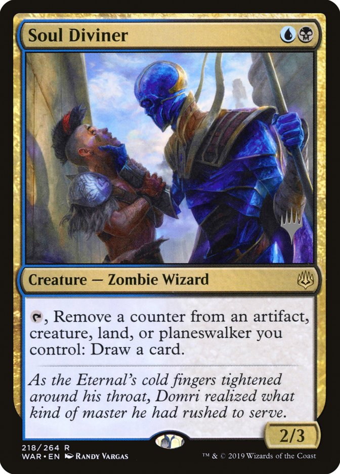 Soul Diviner (Promo Pack) [War of the Spark Promos] | Good Games Cannington