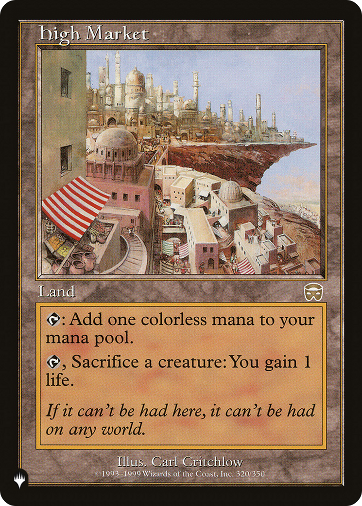 High Market [The List] | Good Games Cannington