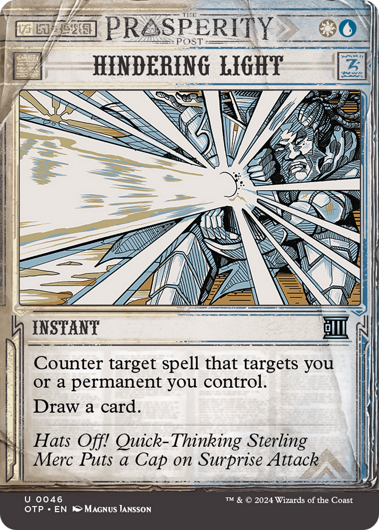 Hindering Light [Outlaws of Thunder Junction: Breaking News] | Good Games Cannington