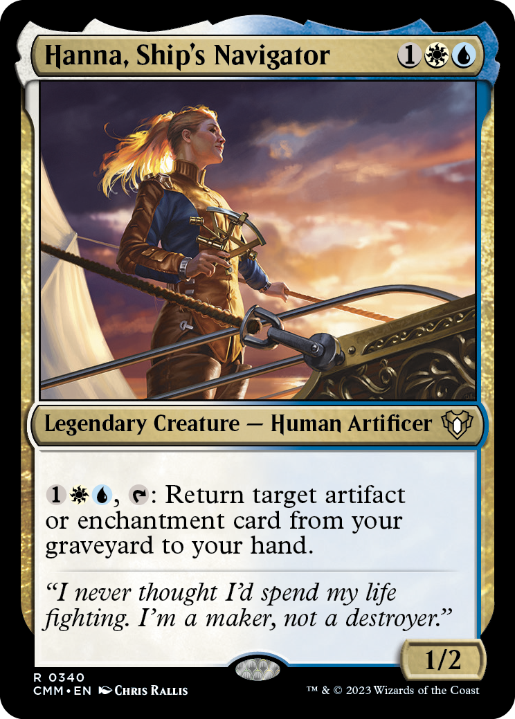 Hanna, Ship's Navigator [Commander Masters] | Good Games Cannington
