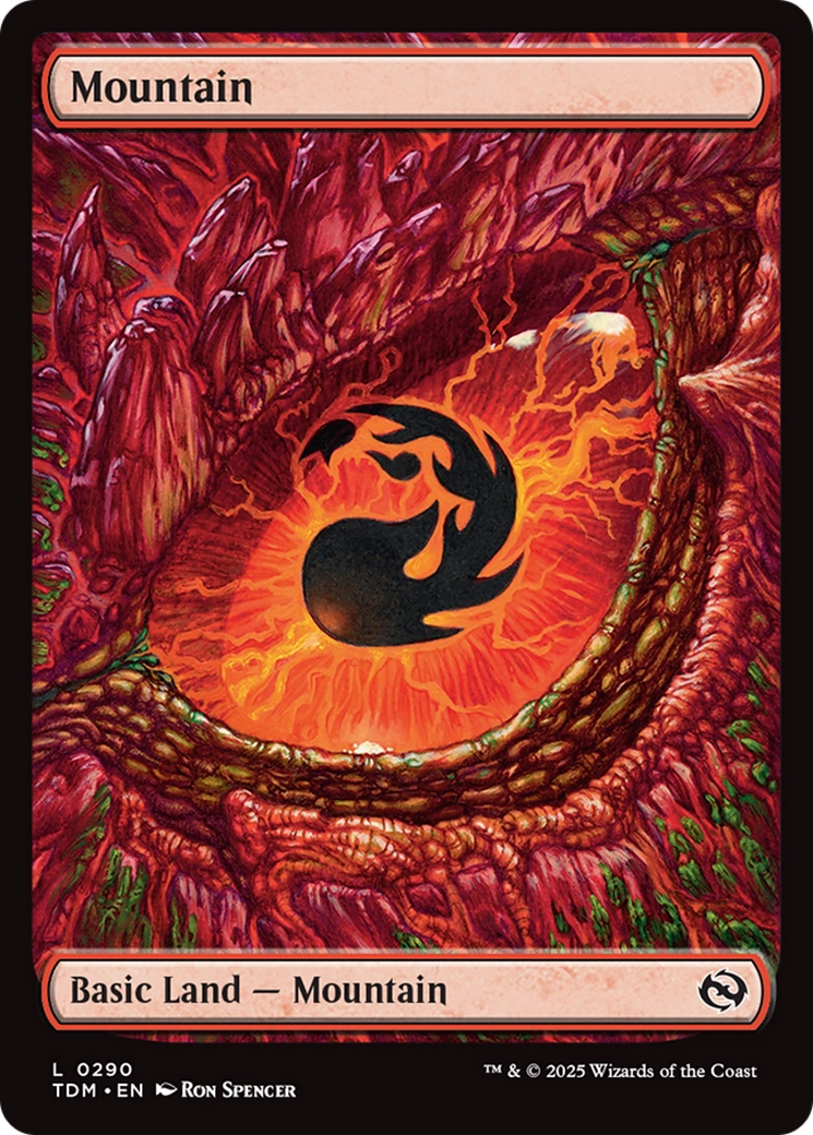 Mountain (0290) [Tarkir: Dragonstorm] | Good Games Cannington
