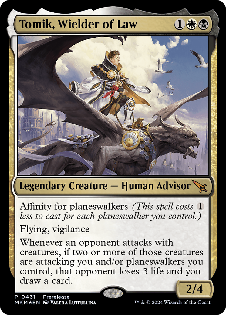 Tomik, Wielder of Law [Murders at Karlov Manor Prerelease Promos] | Good Games Cannington