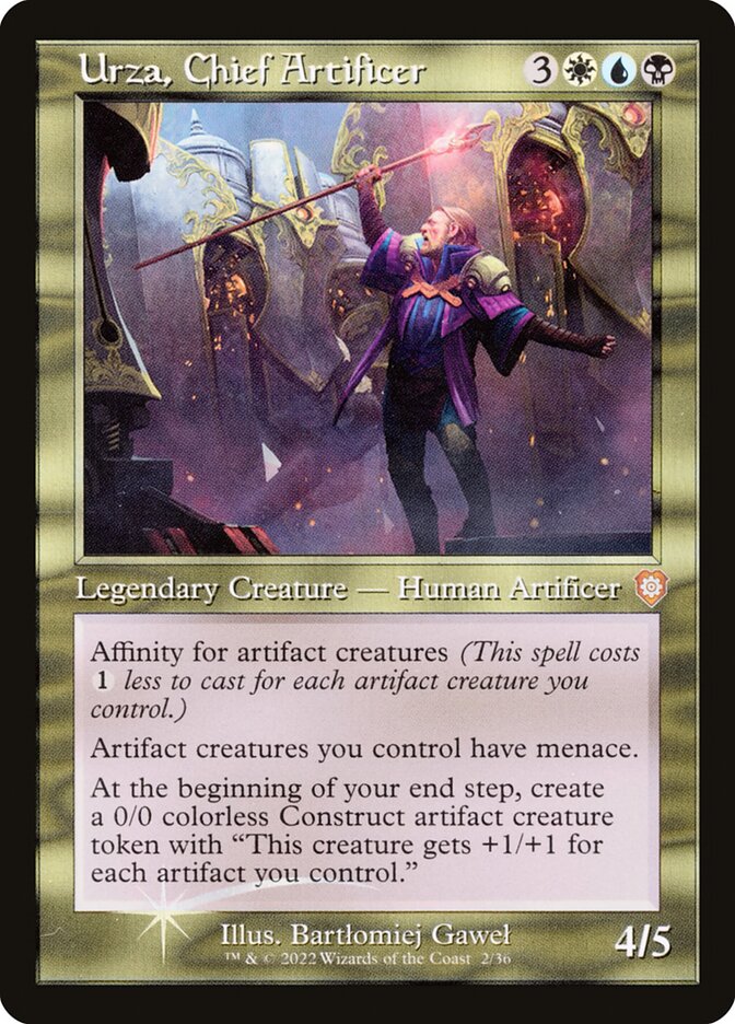 Urza, Chief Artificer 2 (Commander: The Brothers' War)  - Foil | Good Games Cannington