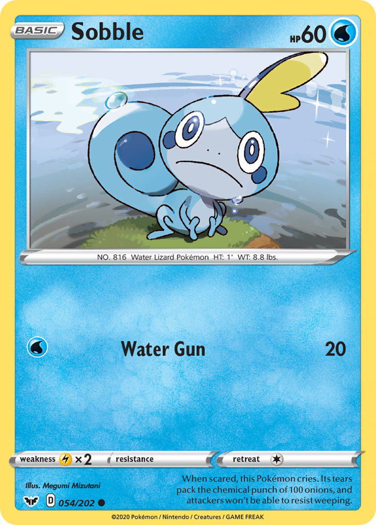 Sobble (054/202) [Sword & Shield: Base Set] | Good Games Cannington