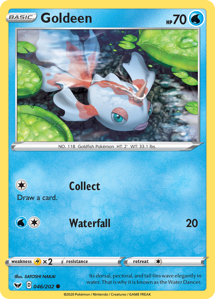 Goldeen (046/202) [Sword & Shield: Base Set] | Good Games Cannington