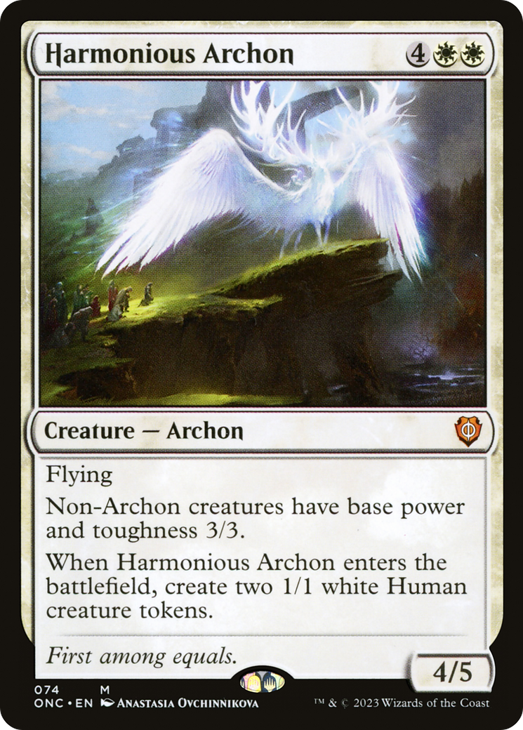 Harmonious Archon [Phyrexia: All Will Be One Commander] | Good Games Cannington