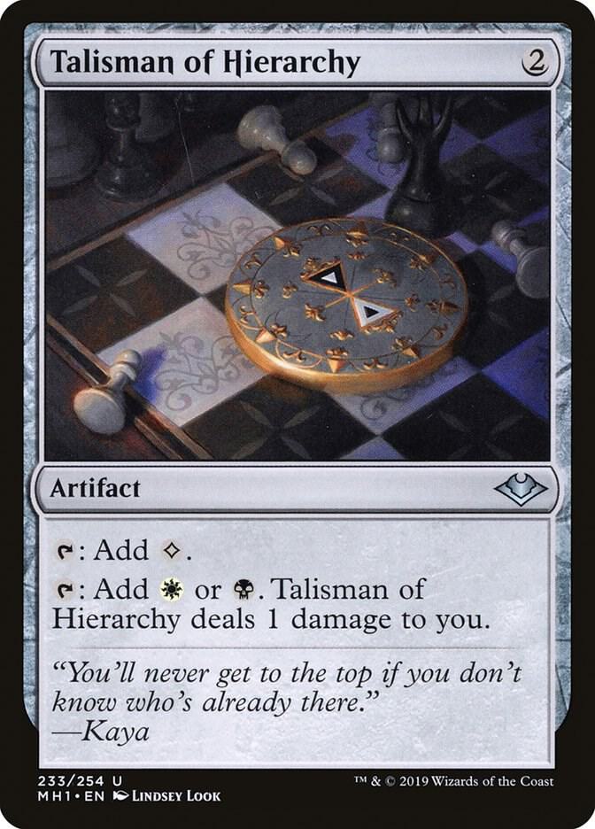 Talisman of Hierarchy 233 (Modern Horizons)  | Good Games Cannington
