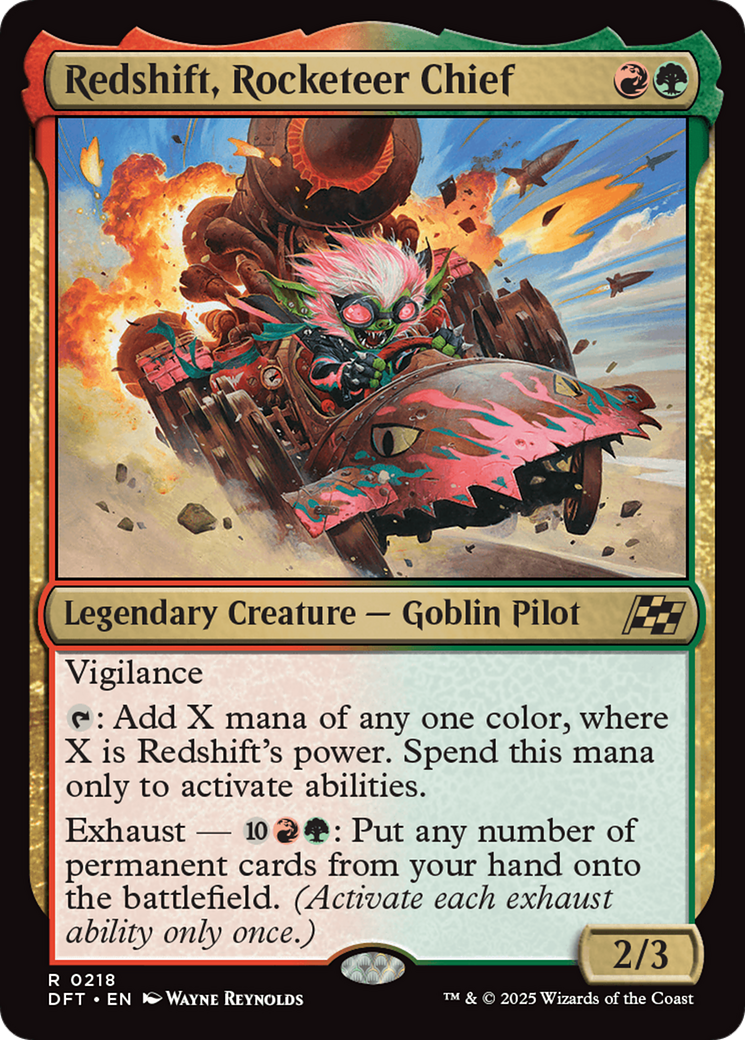 Redshift, Rocketeer Chief [Aetherdrift] | Good Games Cannington