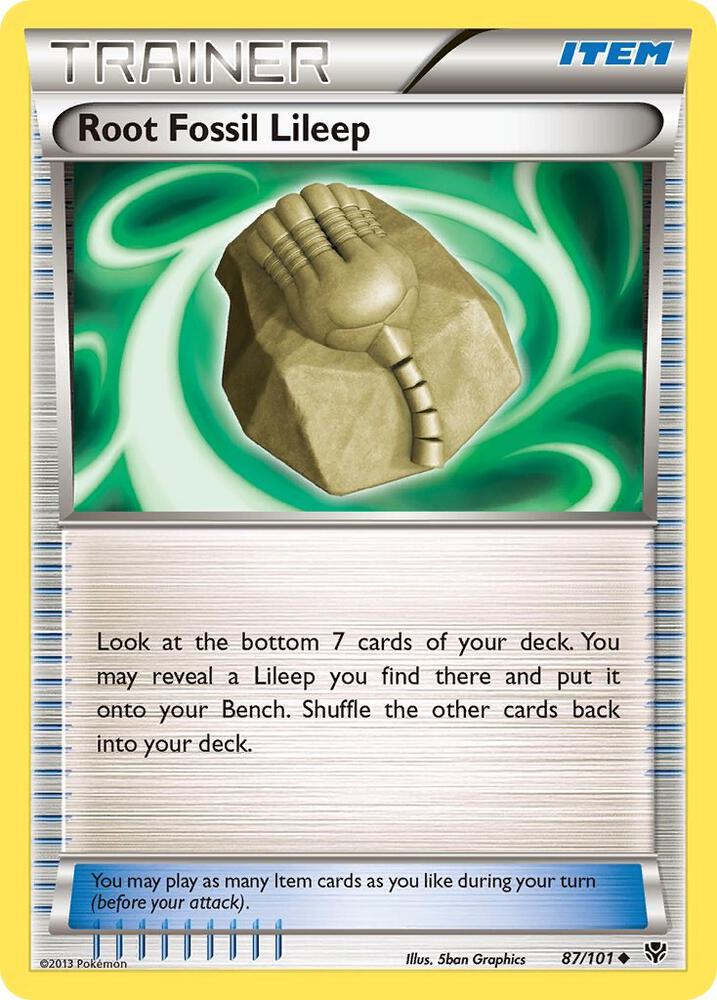 Root Fossil Lileep 87/101 (Plasma Blast)  | Good Games Cannington