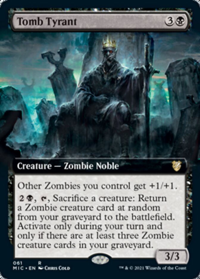 Tomb Tyrant (Extended Art) [Innistrad: Midnight Hunt Commander] | Good Games Cannington