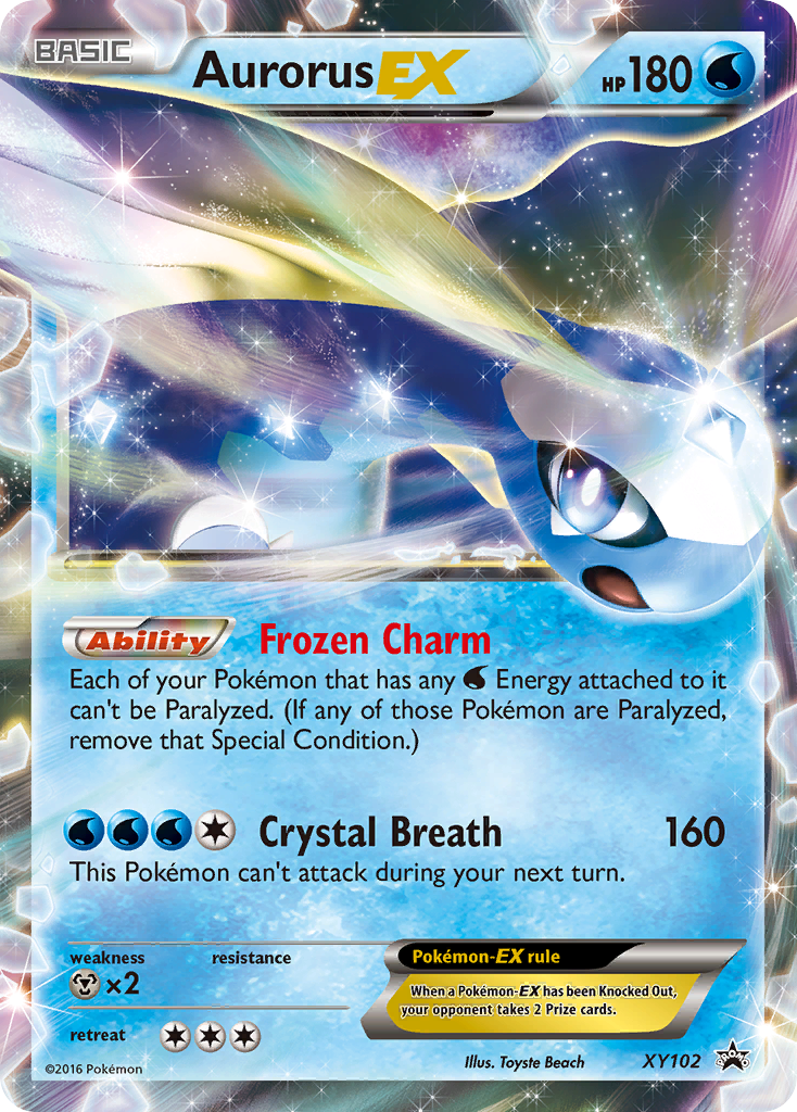 Aurorus EX (XY102) [XY: Black Star Promos] | Good Games Cannington