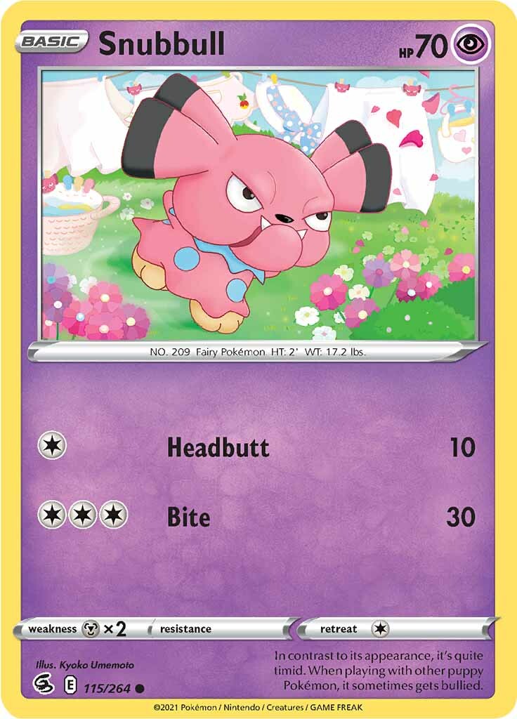 Snubbull (115/264) [Sword & Shield: Fusion Strike] | Good Games Cannington