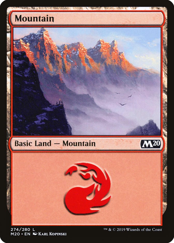Mountain (274) [Core Set 2020] | Good Games Cannington