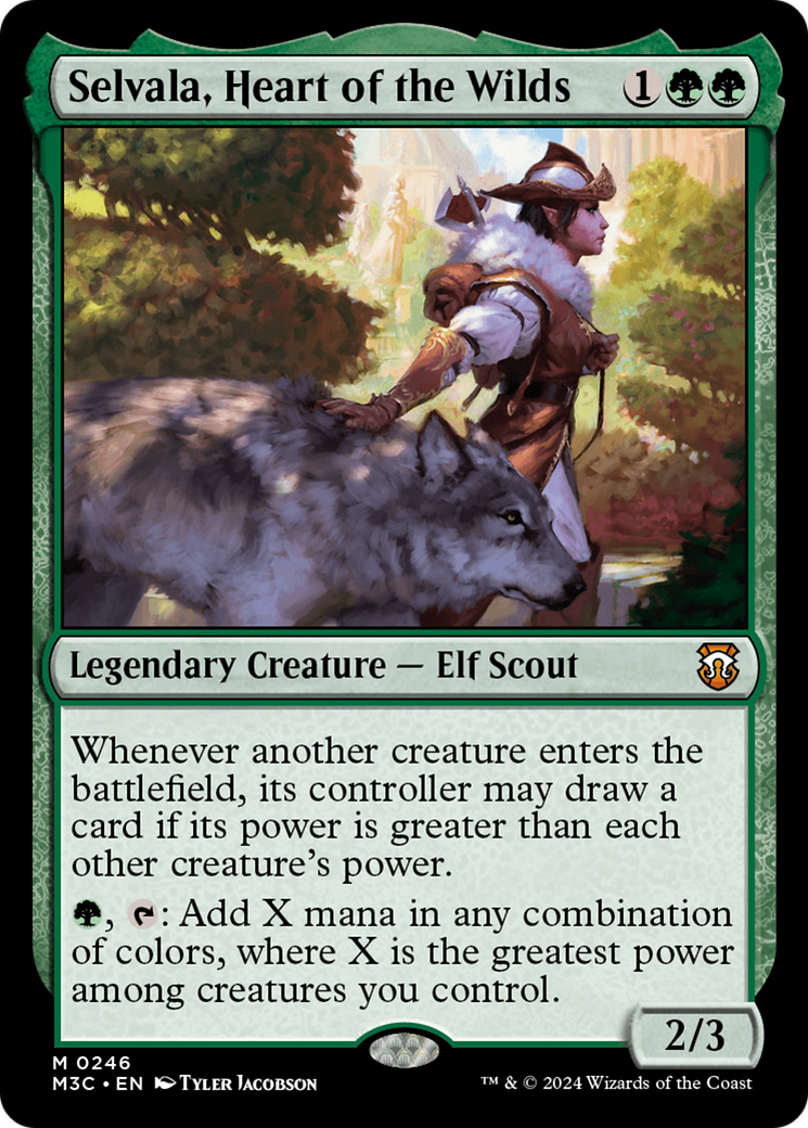 Selvala, Heart of the Wilds [Modern Horizons 3 Commander] | Good Games Cannington