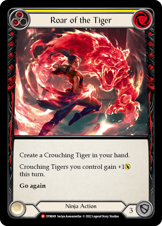 Roar of the Tiger [DYN049] (Dynasty)  Rainbow Foil | Good Games Cannington
