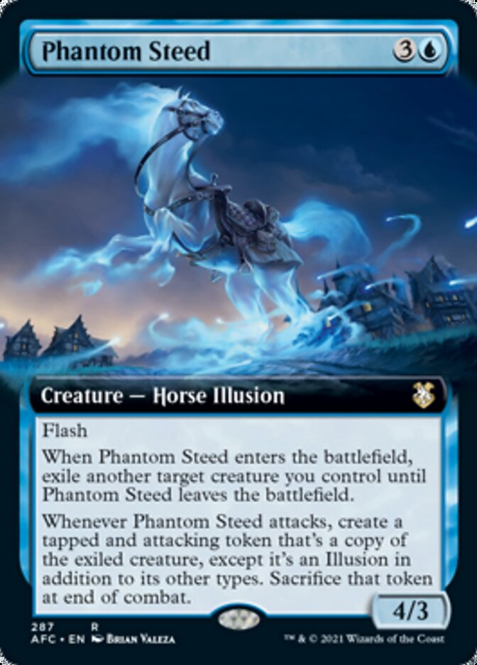 Phantom Steed (Extended Art) [Dungeons & Dragons: Adventures in the Forgotten Realms Commander] | Good Games Cannington