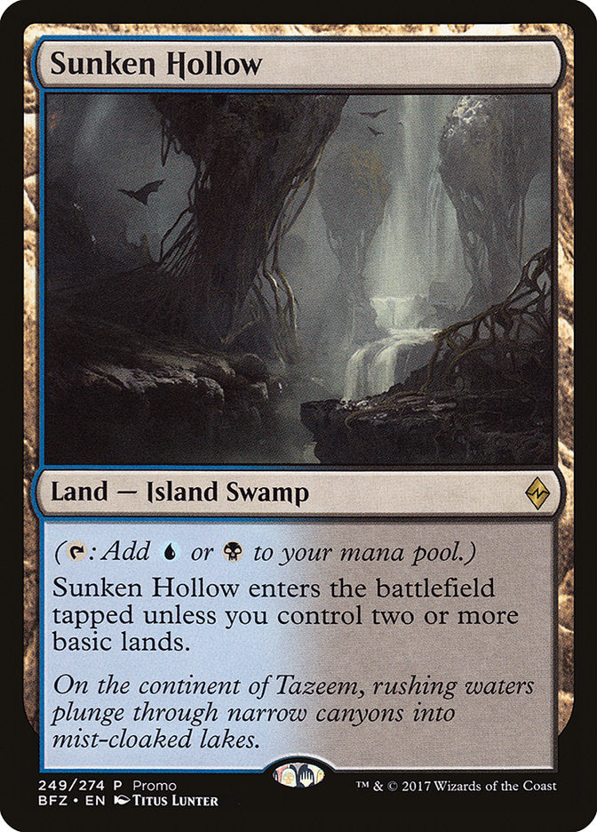 Sunken Hollow (Promo) [Standard Showdown Promos] | Good Games Cannington