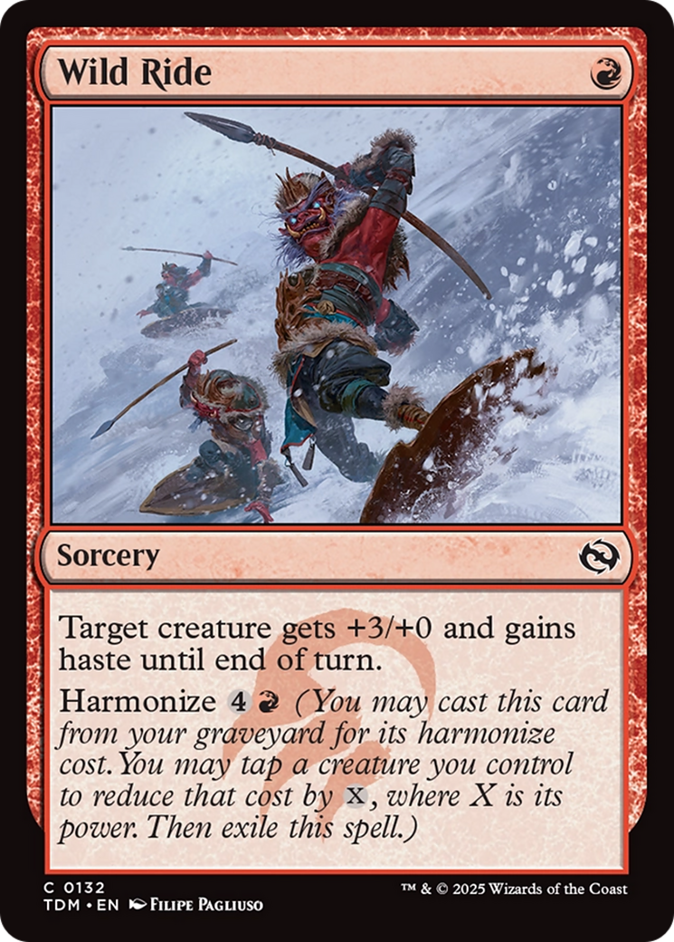 Wild Ride [Tarkir: Dragonstorm] | Good Games Cannington