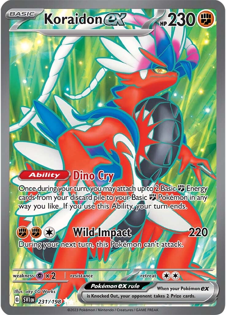 Koraidon ex (231/198) [Scarlet & Violet: Base Set] | Good Games Cannington