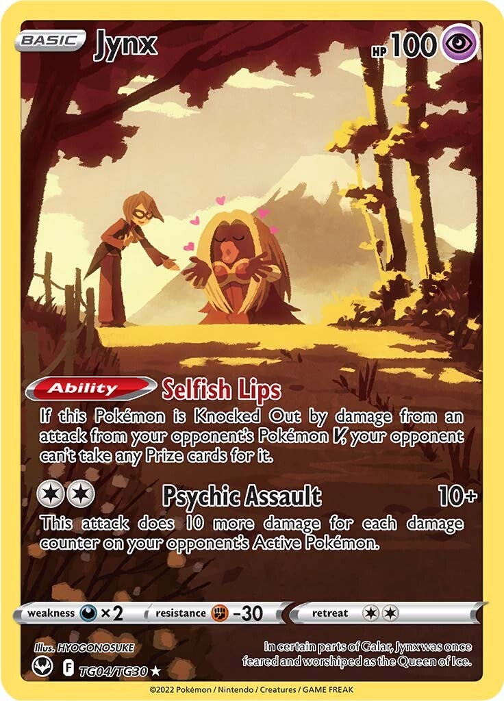 Jynx (TG04/TG30) [Sword & Shield: Silver Tempest] | Good Games Cannington
