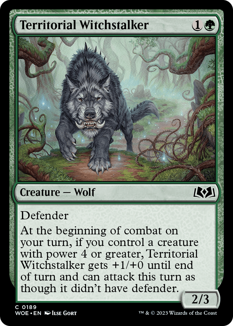 Territorial Witchstalker [Wilds of Eldraine] | Good Games Cannington