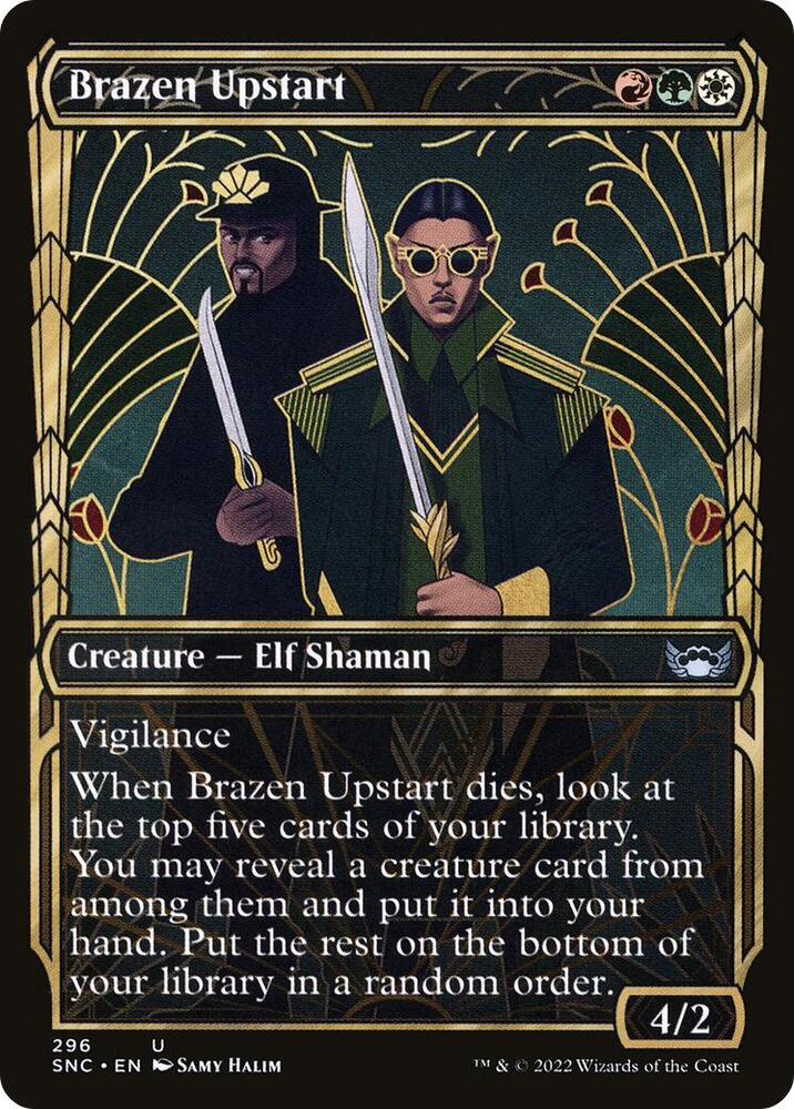 Brazen Upstart Showcase 296/281 (Streets of New Capenna)  | Good Games Cannington