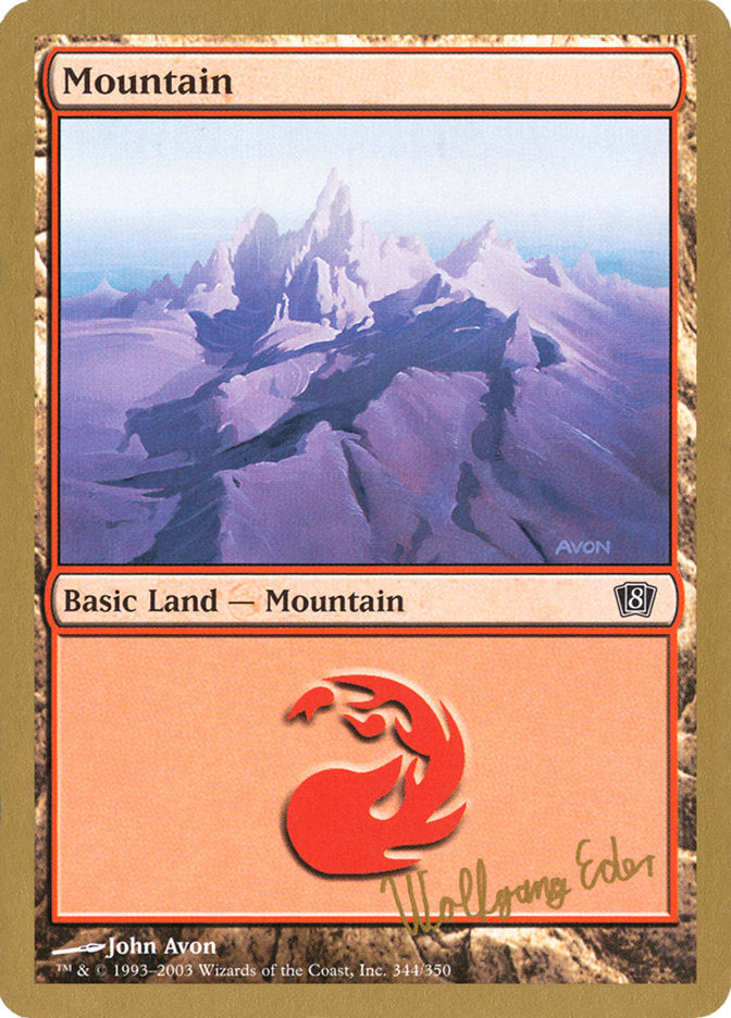 Mountain (Wolfgang Eder) [World Championship Decks 2003] | Good Games Cannington