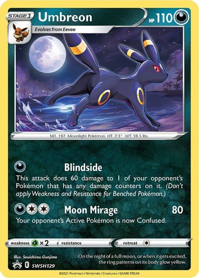 Umbreon (SWSH129) [Sword & Shield: Black Star Promos] | Good Games Cannington