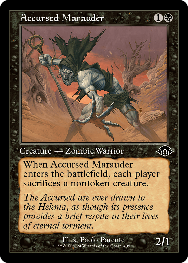 Accursed Marauder (Retro Frame) [Modern Horizons 3] | Good Games Cannington