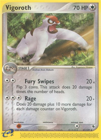 Vigoroth (47/109) [EX: Ruby & Sapphire] | Good Games Cannington