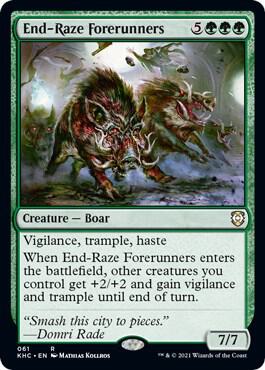 End-Raze Forerunners 61/1 (Commander: Kaldheim)  | Good Games Cannington