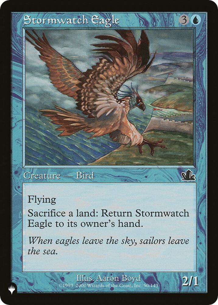 Stormwatch Eagle 50/143 (The List Reprints)  | Good Games Cannington