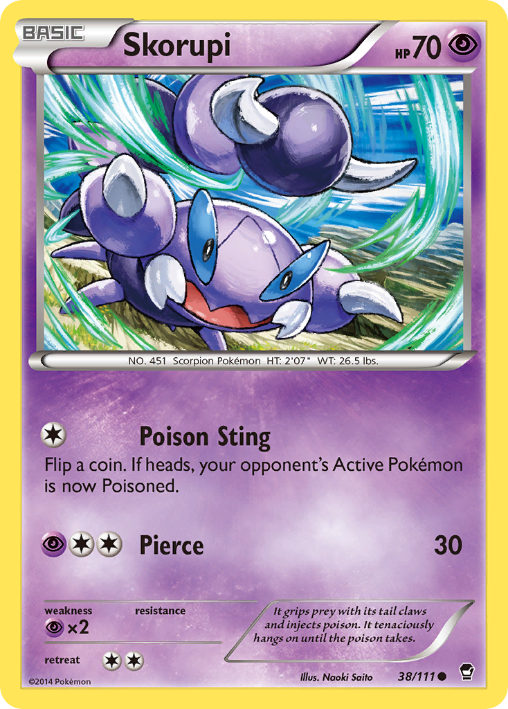 Skorupi (38/111) [XY: Furious Fists] | Good Games Cannington