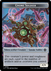 Map // Gnome Soldier Double-Sided Token [The Lost Caverns of Ixalan Tokens] | Good Games Cannington