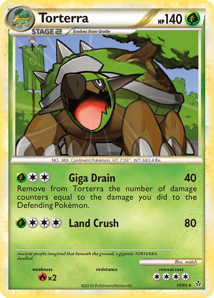 Torterra (10/95) [HeartGold & SoulSilver: Unleashed] | Good Games Cannington