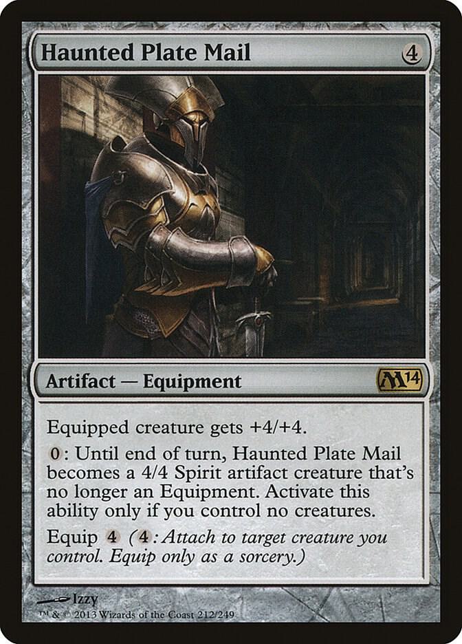 Haunted Plate Mail 212/249 (Magic 2014 (M14))  | Good Games Cannington