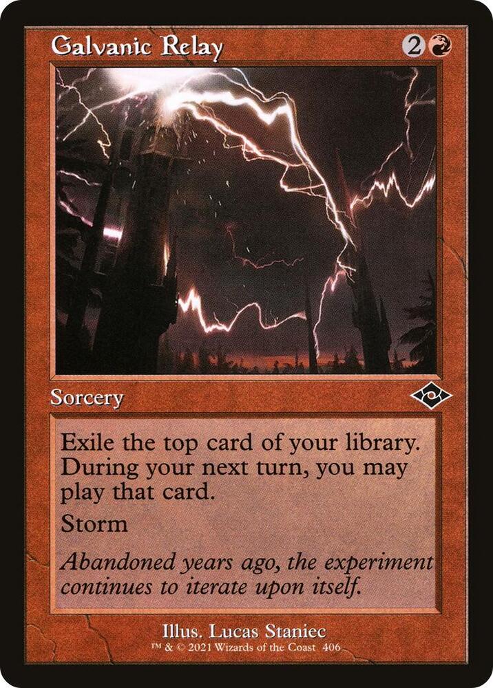 Galvanic Relay Retro Frame 406 (Modern Horizons 2)  | Good Games Cannington